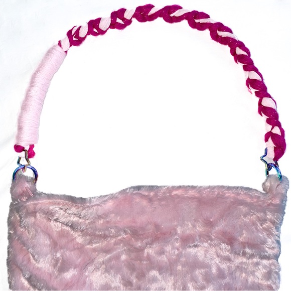 Pink Fringe Crossbody Bag - Picture 2 of 6
